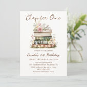 Chapter One Books 1st Birthday Invitation (Debout devant)