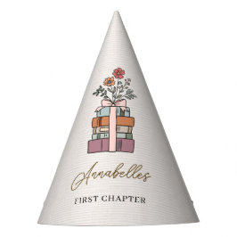 Chapter One First Birthday Book Themed Girls Boho  Feesthoedjes