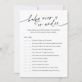 CHAQUE Bébé Au-Dessus Ou En-Dessous De La Carte De (Devant)