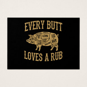 Chaque Beurre Aime Un Bon Rub Drôle Porc BBQ