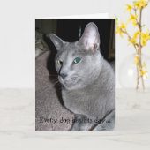 Chaque carte de chien (Fleur jaune)