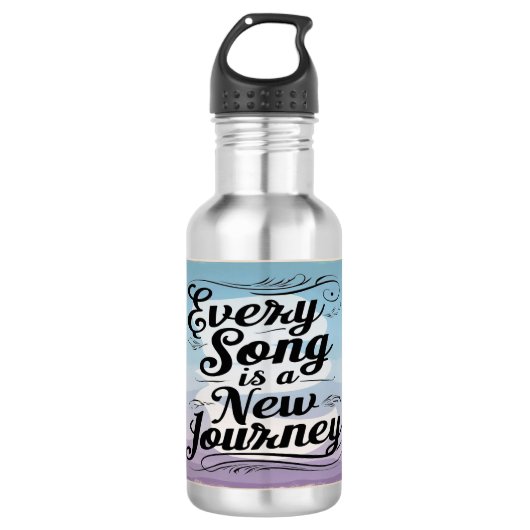 Chaque chanson est une nouvelle bouteille d'eau de (Devant)