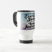 Chaque chanson est une nouvelle tasse Voyage Voyag (Devant gauche)