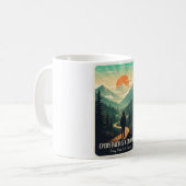 "Chaque chemin est une découverte" Mug vintage d'a (Devant gauche)