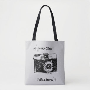 Chaque clic raconte une histoire Sac fourre-tout