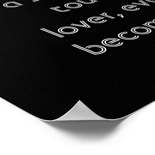 Chaque coeur chante une chanson — affiche d'art (Coin)