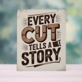 Chaque coupe raconte une histoire - L'art rustique (Neutre)