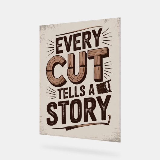 Chaque coupe raconte une histoire - L'art rustique (Angle)