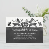 Chaque Créature Invitation de fête d'Halloween (Debout devant)