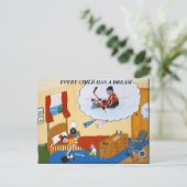 CHAQUE ENFANT A UNE carte postale RÊVE (Debout devant)