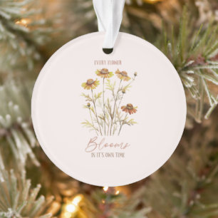 Chaque fleur fleurit dans son propre temps -Floral