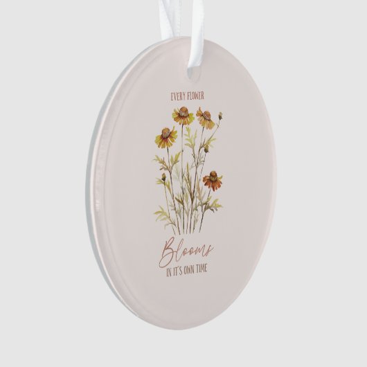 Chaque fleur fleurit dans son propre temps -Floral (devant)