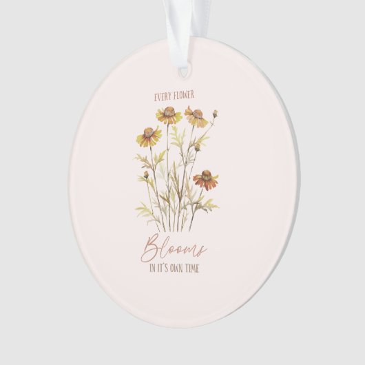 Chaque fleur fleurit dans son propre temps -Floral (devant)