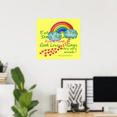 Chaque fois que vous voyez une affiche d'arc-en-ci (Bureau à domicile)