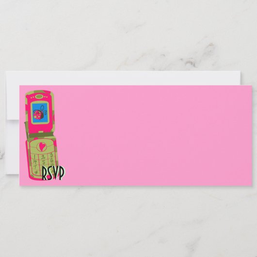 Chaque invitation est accompagnée d'une enveloppe (Dos)