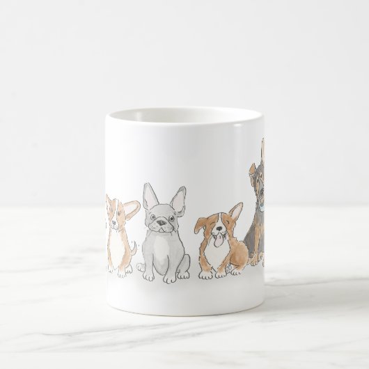 Chaque jour est chiot journée mug (Centre)