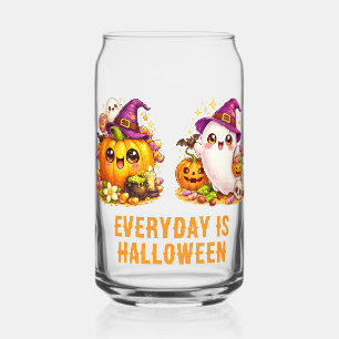 Chaque Jour Est Halloween Citrouille Et Verre Fant