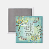 Chaque jour est le cadeau de Dieu à vous, Magnet (Recto/Verso)