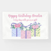 Chaque jour est un cadeau Anniversaire bannière (Horizontal)