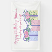 Chaque jour est un cadeau Anniversaire bannière (Vertical)