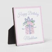 Chaque jour est un cadeau Anniversaire Plaque avec (Recto)