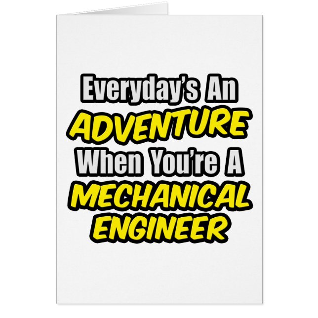 Chaque jour est une aventure...Mech Engineer (Devant)