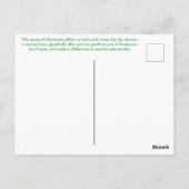 Chaque jour, la carte postale de Noël (Dos)