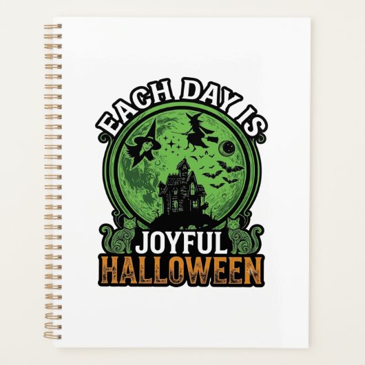 Chaque jour Maison Hantée Halloween Joyeuse Sorciè (Devant)