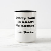 Chaque livre concernant sa tasse d'auteur (Centre)