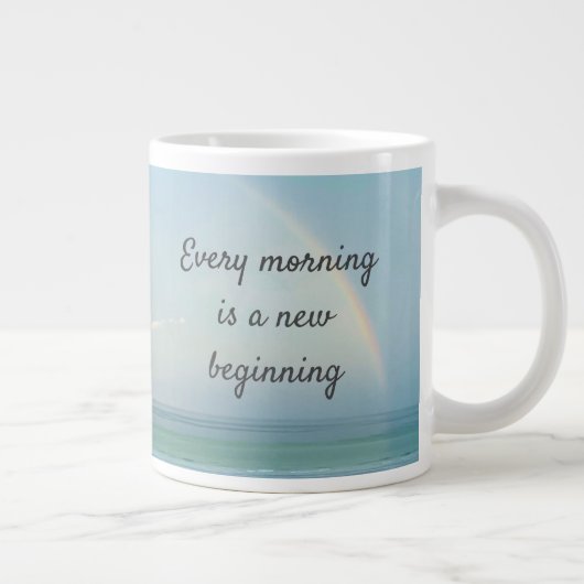 "Chaque matin" Café Mug (Droite)