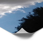 Chaque nuage a une affiche de lin argenté (Coin)