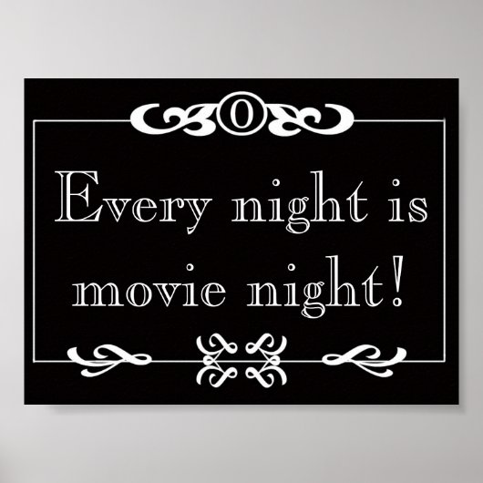 Chaque Nuit Est Movie Night Poster (Devant)