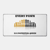 Chaque Pion Est Une Queen Chess Potentielle Dit Hu (Recto)