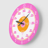 Chaque seconde compte - horloge d'apprentissage ro (Angle)