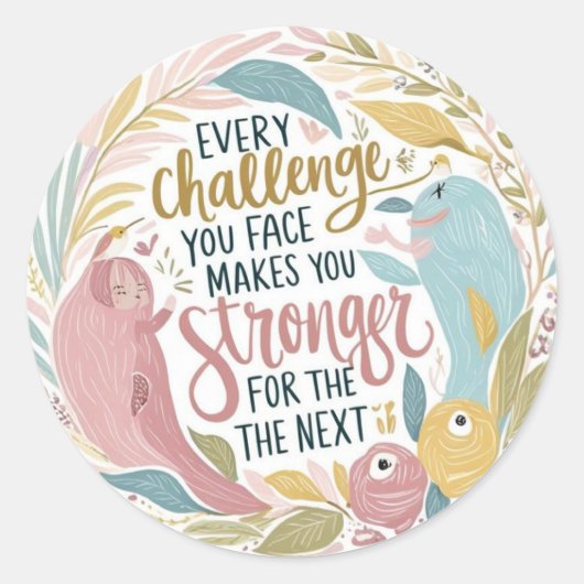 Chaque Stickers Challenge (Devant)