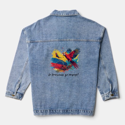 Chaqueta -  la transcición ya empezó denim jacket (Achterkant)