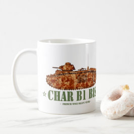 Char B1 bis Tweede Wereldoorlog Franse zware tank  Koffiemok