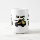Char d'armée vert kaki, Mug de café (Centre)