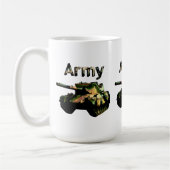 Char d'armée vert kaki, Mug de café (Gauche)