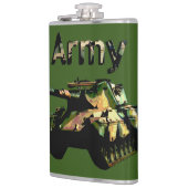 Char de l'armée de kaki vert, flacon de hanche (Gauche)