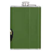 Char de l'armée de kaki vert, flacon de hanche (Dos)