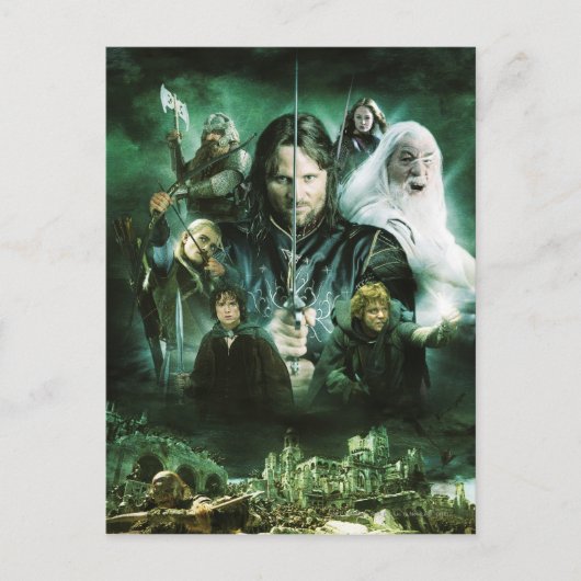 Character Collage Briefkaart (Voorkant)