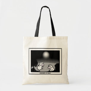 Charades bij nacht tote bag