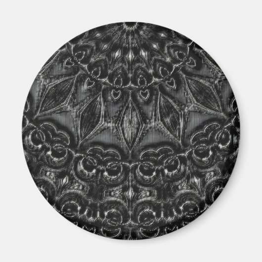 Charbon Mandala Magnet (Devant)