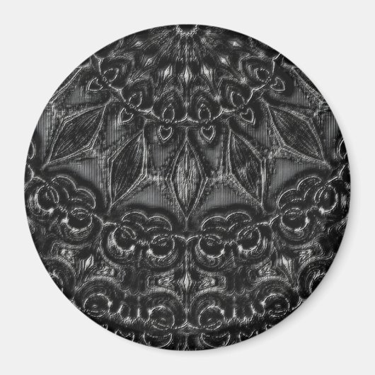 Charbon Mandala Magnet (Devant)