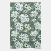 Charcoal Anemones Theedoek (Verticaal)