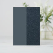 Charcoal Divide RSVP - Elegant Contrast Card (Debout devant)
