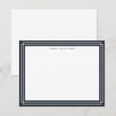 Charcoal Frame Note Card Kaart (Voorkant / Achterkant)