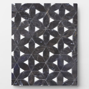 Charcoal Gray Mosaic   levenspatroon Fotoplaat