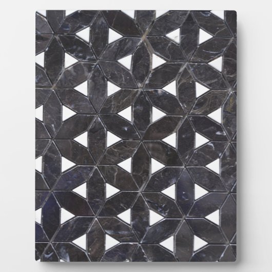 Charcoal Gray Mosaic | levenspatroon Fotoplaat (Voorkant)